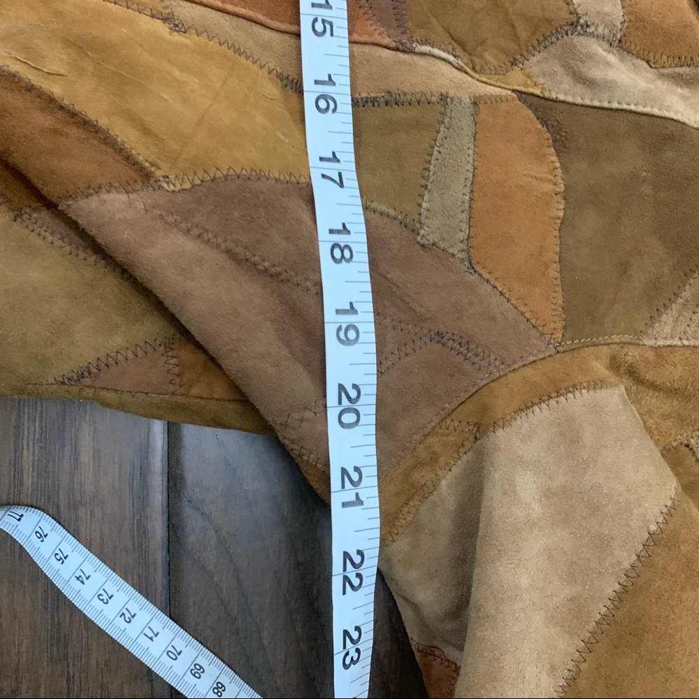 Neutral zone patchwork leather jacket, men medium - Picture 3 of 8